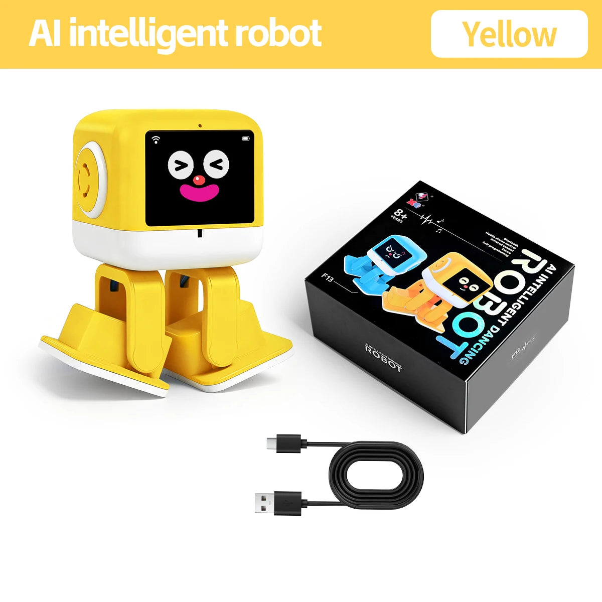 Smart AI Robot WiFi Early Education Toys for Children Speech Recognition & Voice Interactive Educational Learning Machine - Daisan Mart