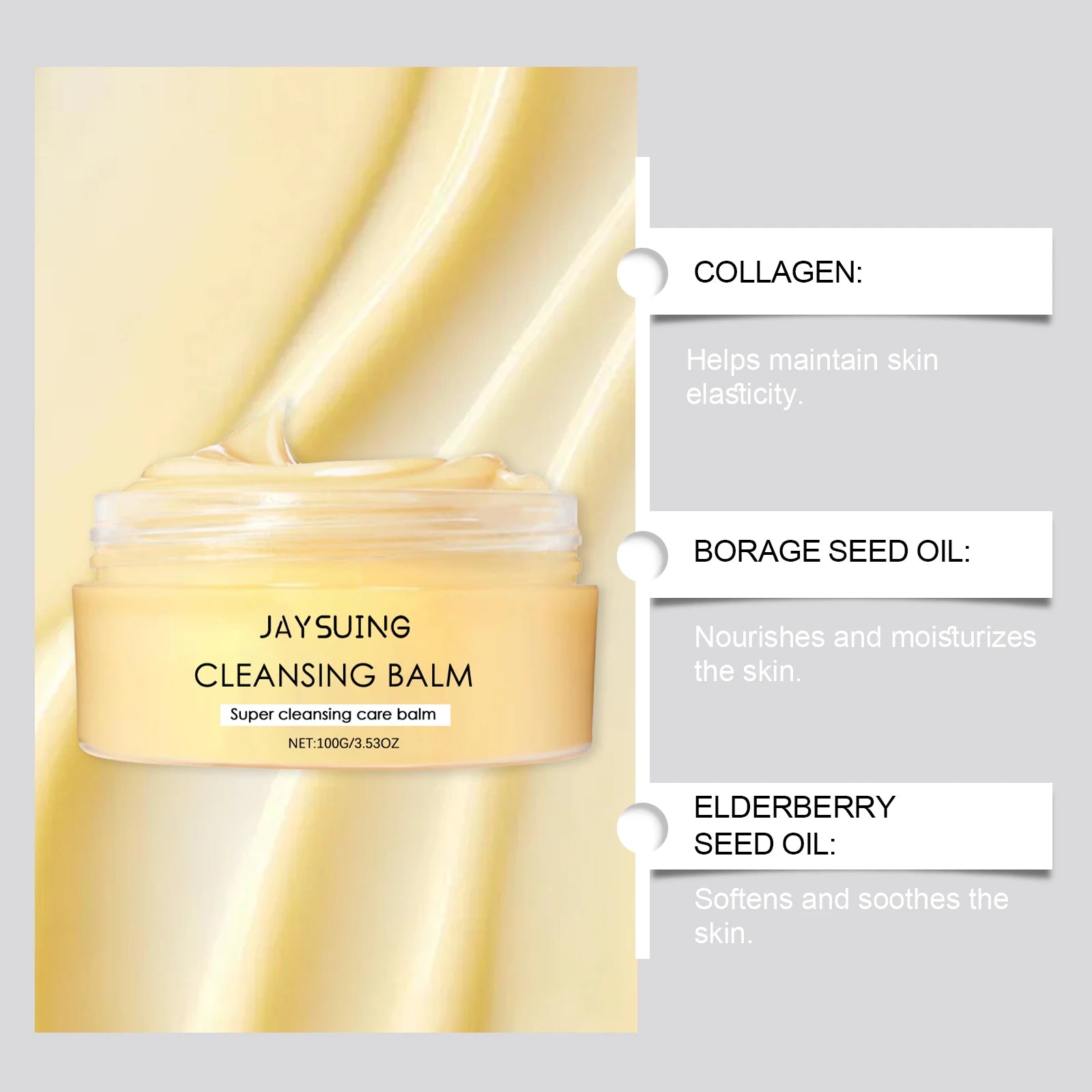 Cleansing Balm Oil Makeup Remover Even Skin Tone Pores Purifying Gentle Exfoliating Face Wash Brighten Hydrating Facial Cleanser