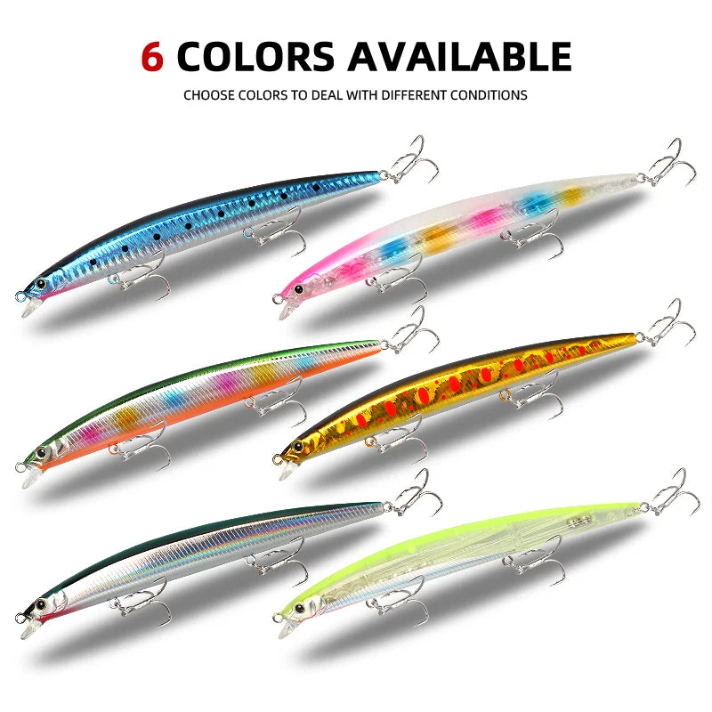 Magic Works 175mm Jerkbait Floating Sea Fishing Lure