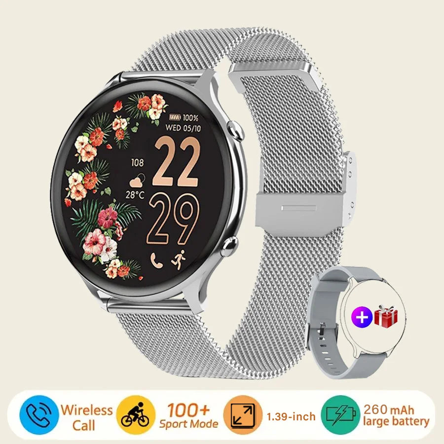 Black Gold Women's Smartwatch - Comprehensive Health