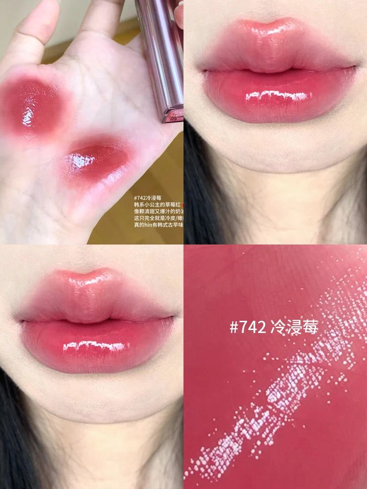 Joocyee Fermented Water Essence Lip Glaze Water Mirror Lipgloss 00 Primary Color Naked Matte Lipclay Lipstick