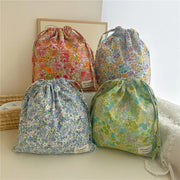 Lijia Flower Multi-Purpose Cloth Bag - For Makeup, Underwear