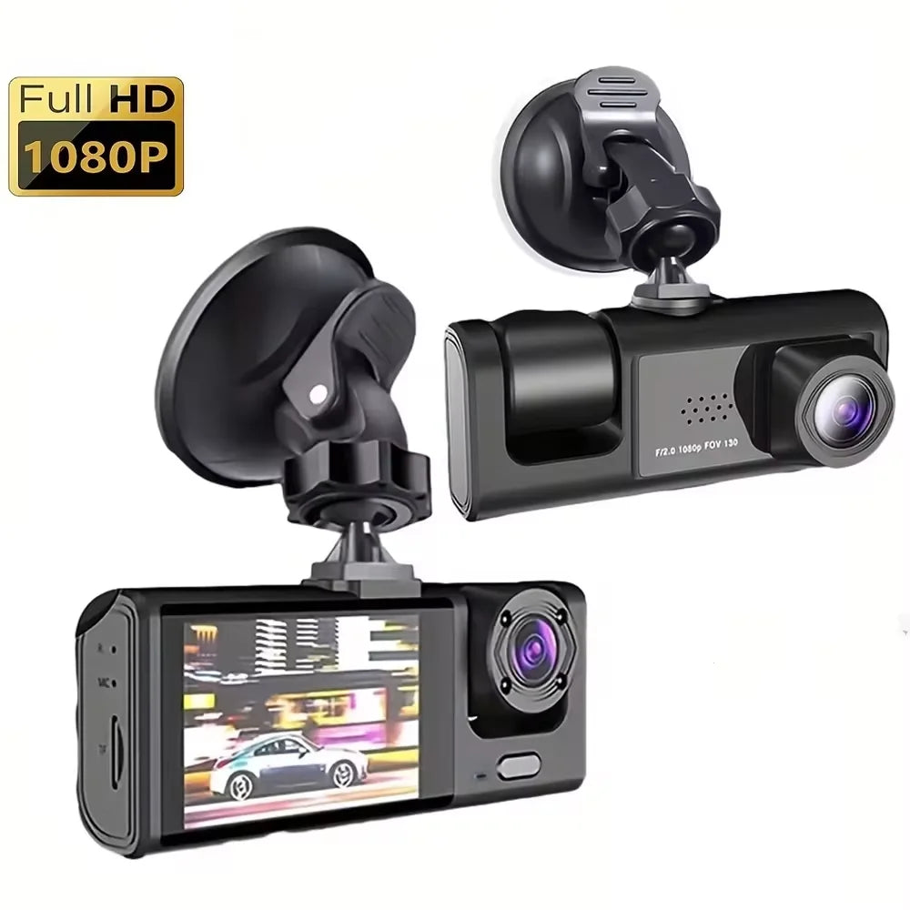 3-Eye Dash Cam, Night Recording, Full HD 1080P