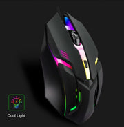 2025 Ergonomic RGB Gaming Mouse - 4 USB Buttons