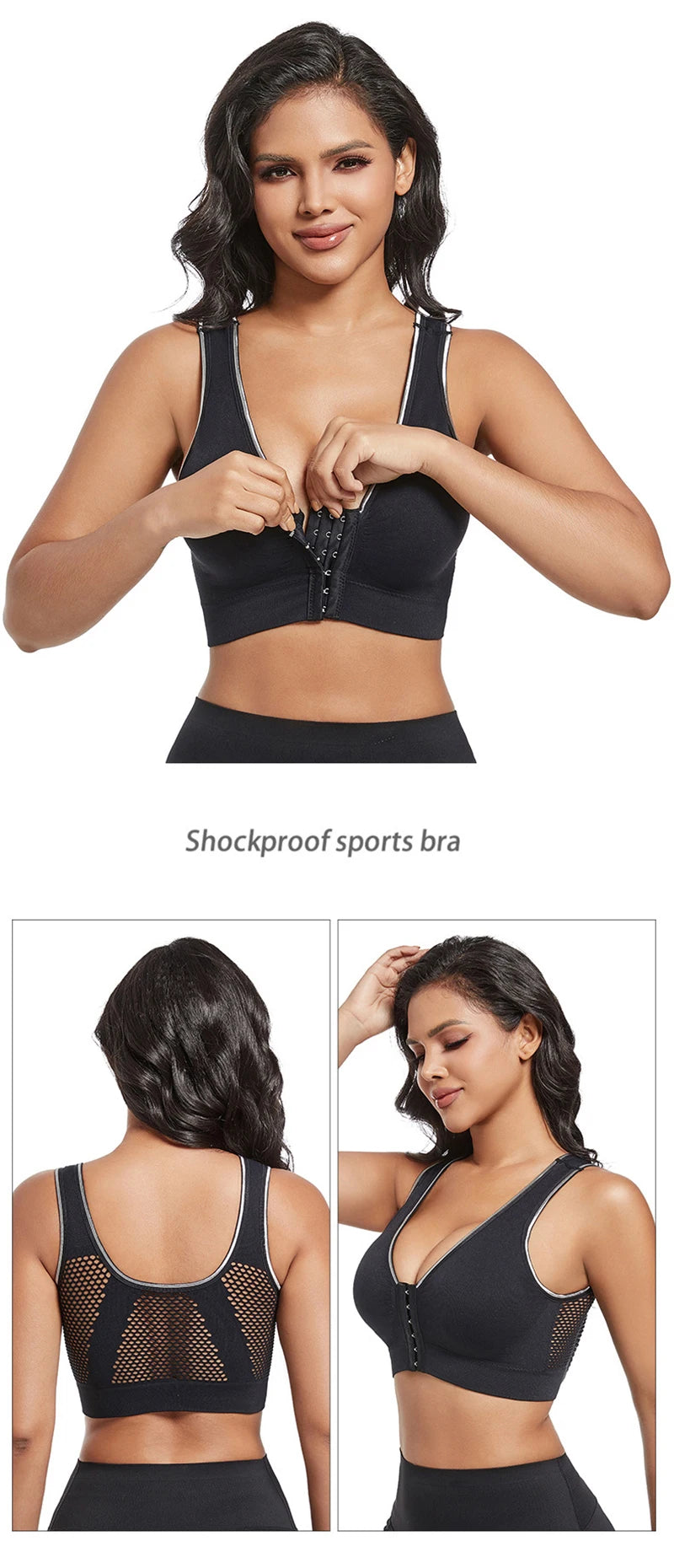 Sexy, Breathable, Wire-Free Women's Sports Bra