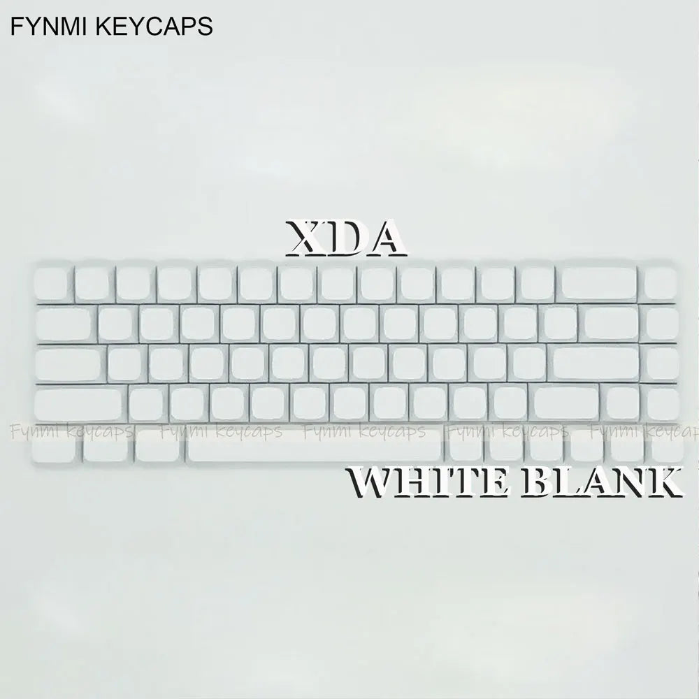Fynmi XDA PBT White Keycaps for Mechanical Keyboard