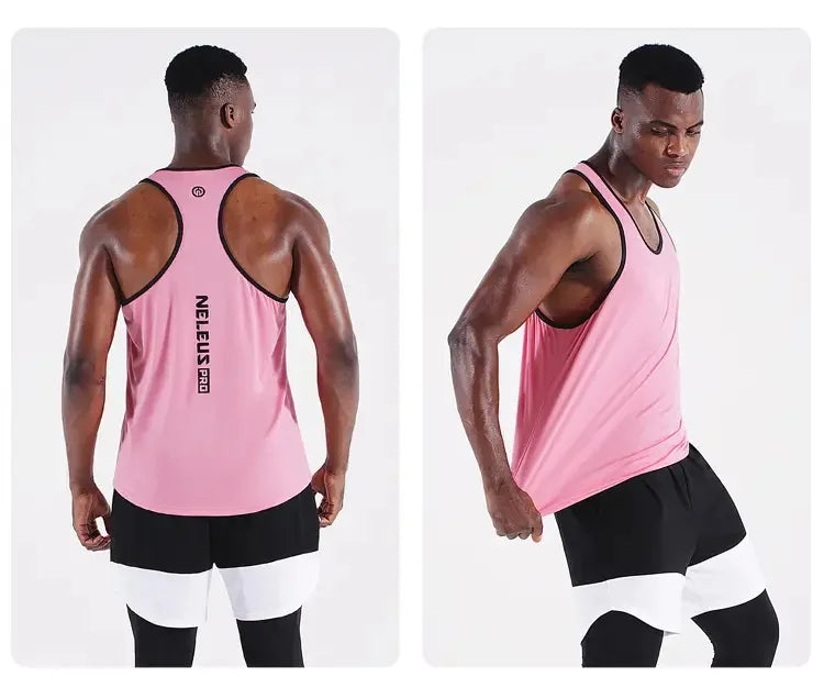 Áo Gile Nam Tập Gym Mùa Hè Cotton Không Tay Đen - Daisan Mart