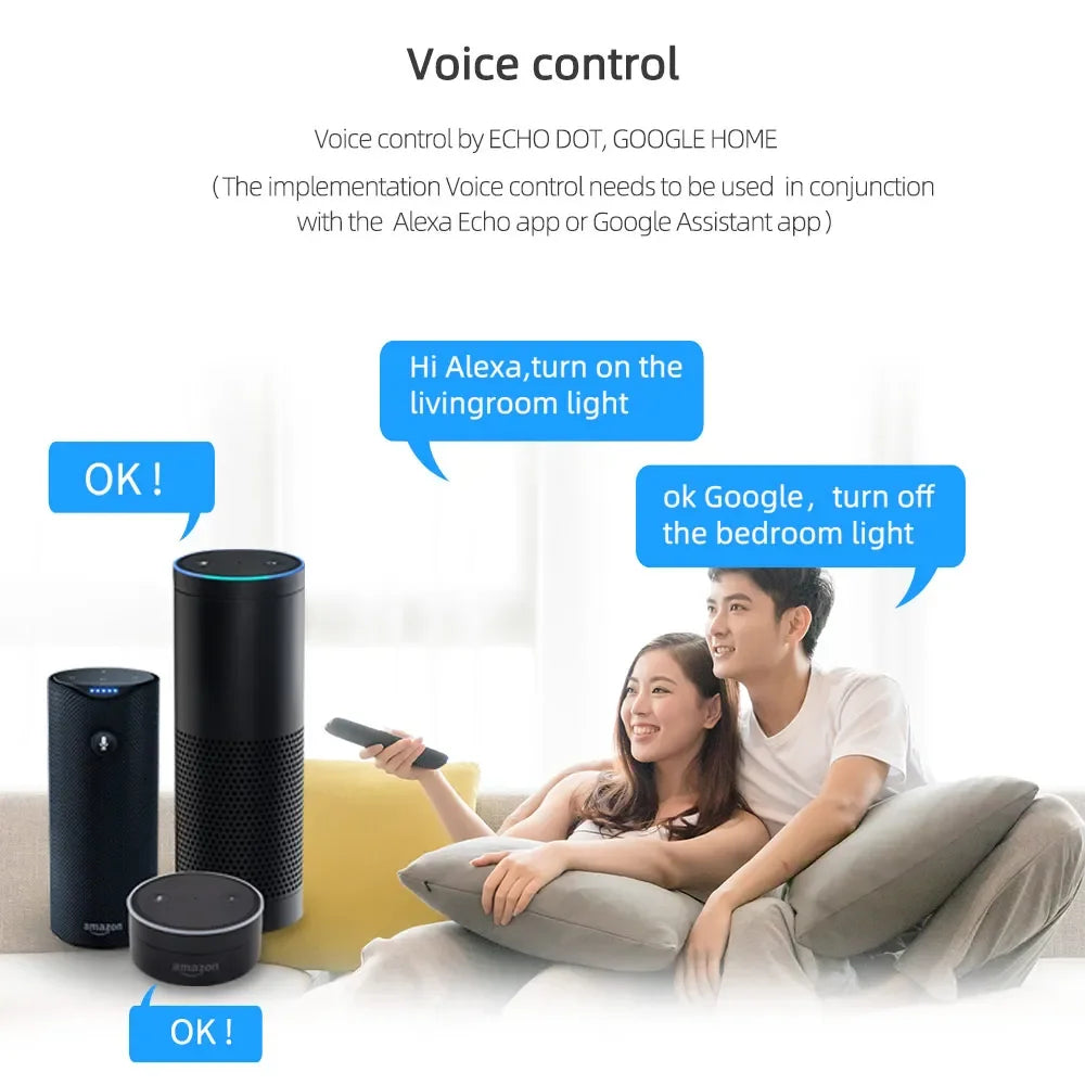 Dawnjoy Zigbee Smart Switch 1/2/3 Gang