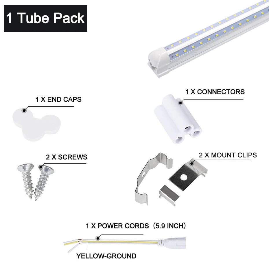 Bóng Đèn Led Tube T8 20W 2000LM 57CM Sáng Siêu Tốt