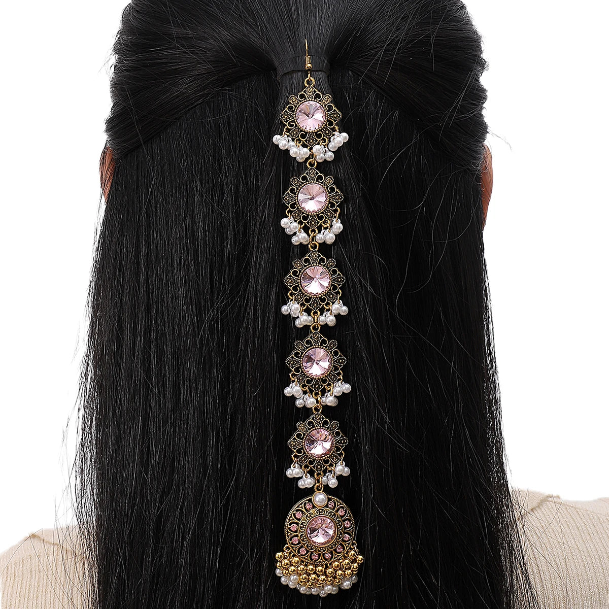 Luxurious Women's Boho Rhinestone Hair Clip