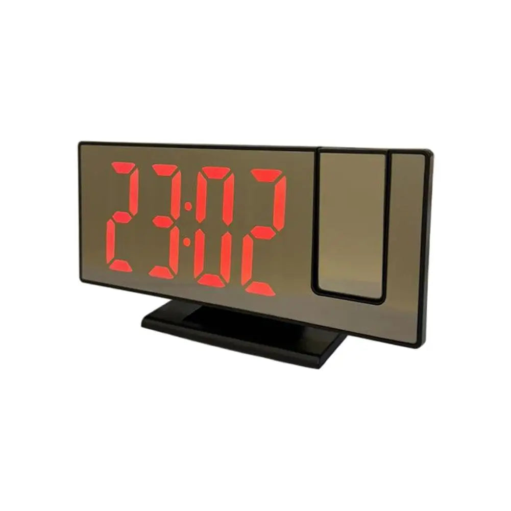 LED Digital Alarm Clock Battery Voice Control