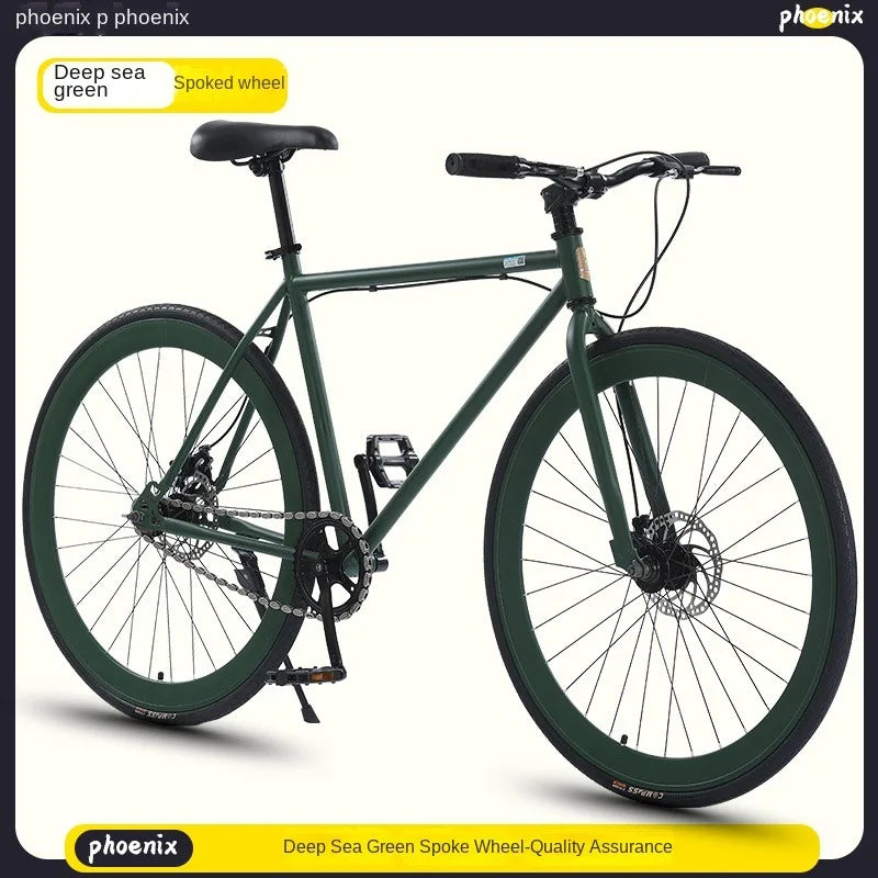 700C*28C curved road bicycle breaking wind aluminum alloy frame women's Road Racing Bike retro 27/30 speed student bicicleta - Daisan Mart