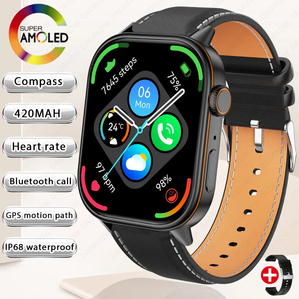 Multi-function AMOLED IP67 Smart Watch for Men and Women