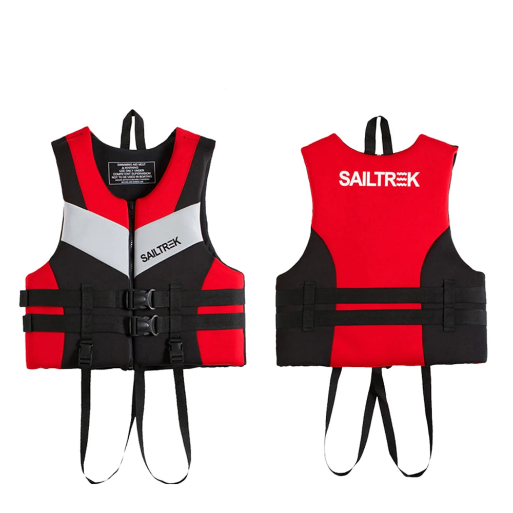 New Adults Neoprene Life Jackets Water Sport Floating Vest Kayak Ski Buoyancy Aid Sailing Boating Water Entertainment Project