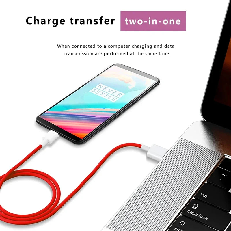 Cáp Sạc Nhanh 65W PD3.0 Cho OnePlus & USB-C Warp - Daisan Mart