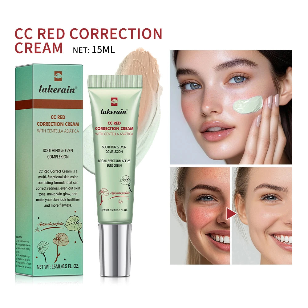 CC Cream Centella High Coverage Foundation Foundation Cream for Face Base Makeup Color Changing Liquid Foundation Korean Makeup