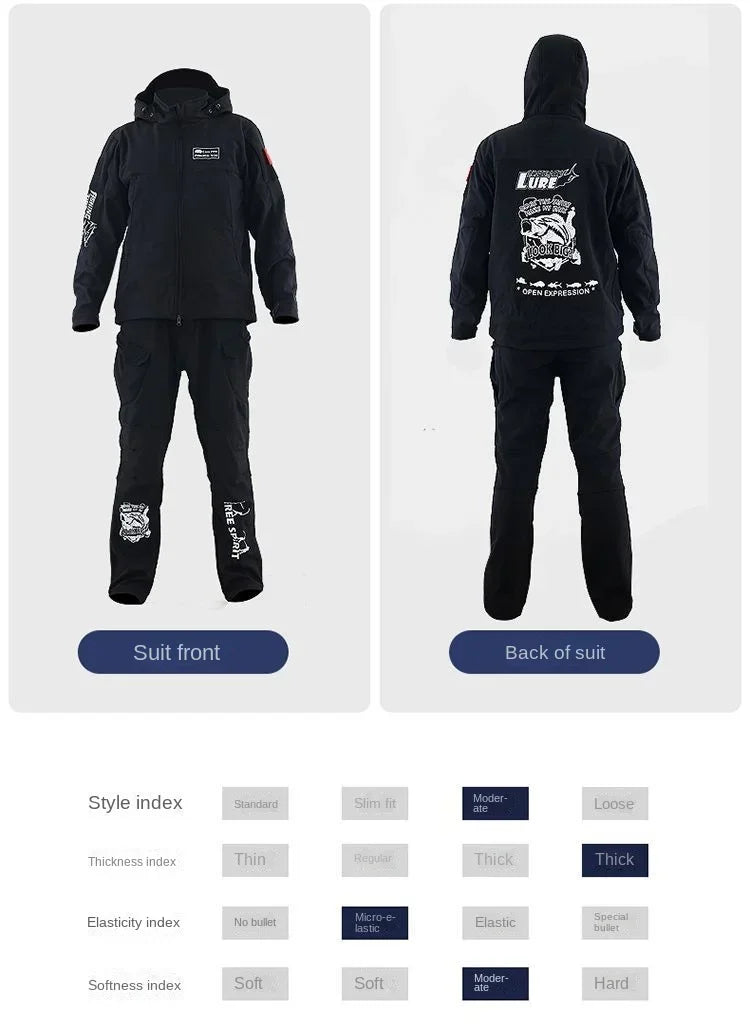 Bộ Đồ Câu Cá Nam Giữ Ấm Chống Nước Mùa Đông