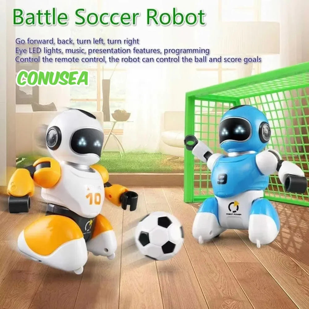 RC Soccer Robot Smart Kids Robots Remote Control Football Battle Toys Parent-Child Electric Toys Physical Sports Educational Kid - Daisan Mart