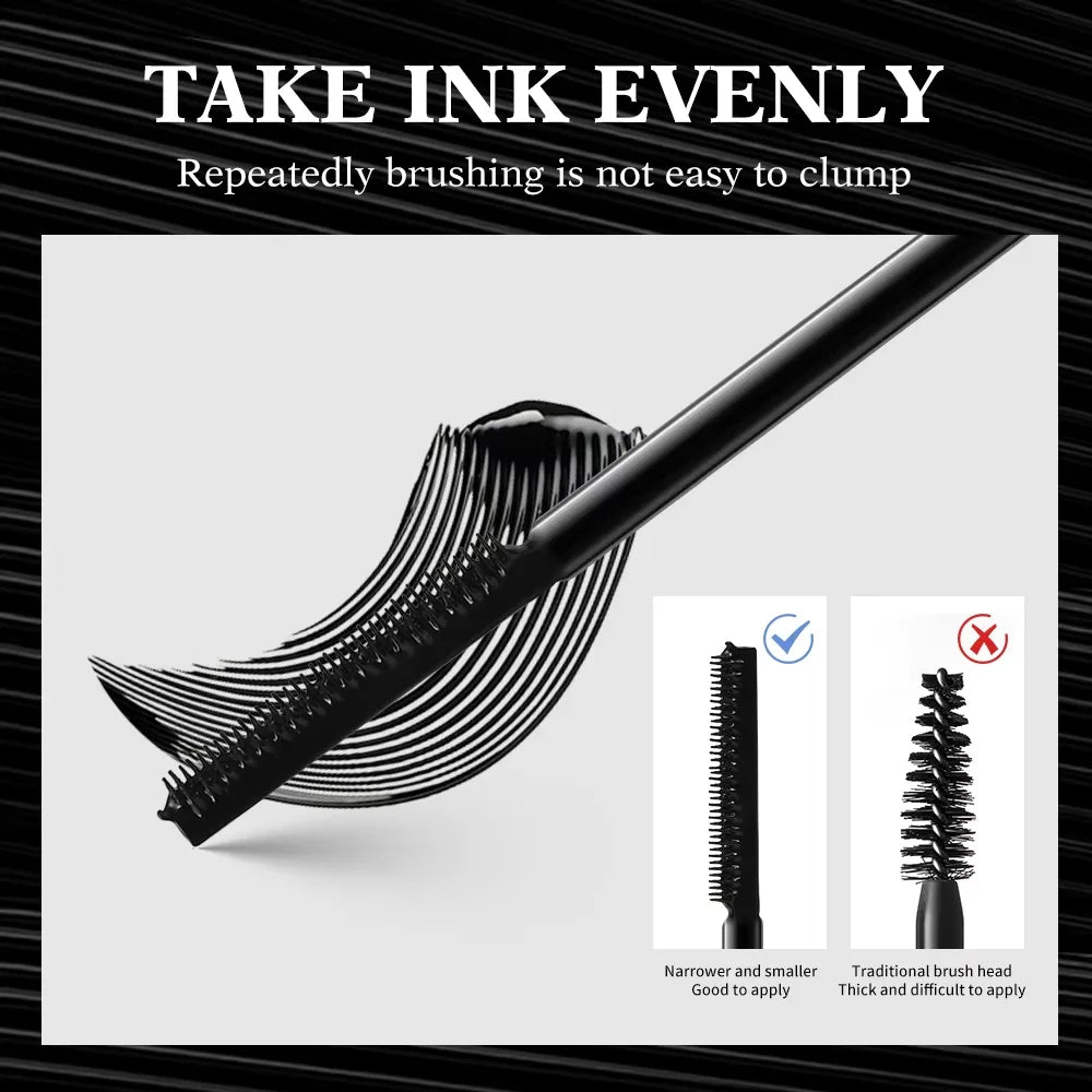 Waterproof Mascara for Long, Curled Lashes - Big, Seductive Eyes