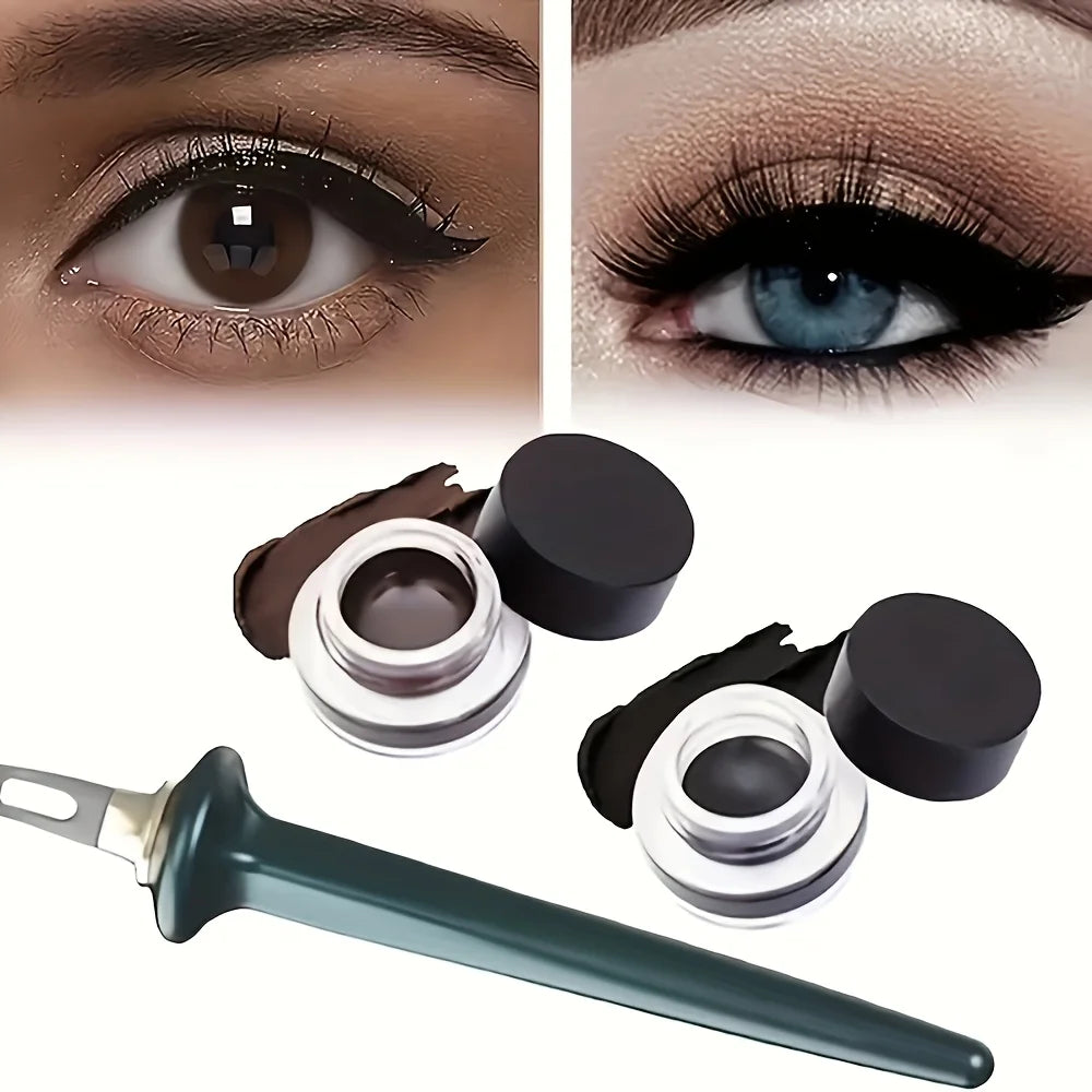 Convenient Waterproof, Smudge-Free Silicone Eyeliner Brush