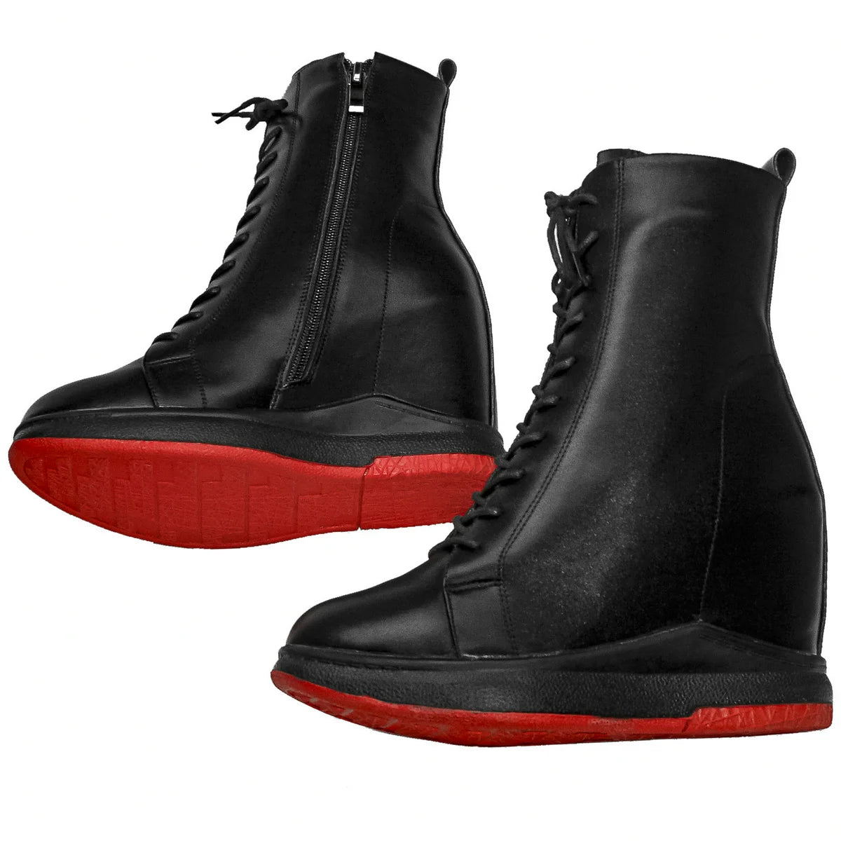 Giày Bốt Nữ Da Thật Cao Gót Đế Xuồng Mùa Đông