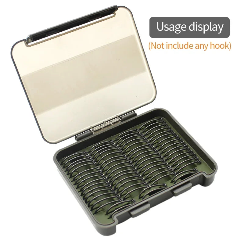 Carp Fishing Hook Storage Box for PTFE Coated Hooks Carp Fishing Accessories Tackle Box Equipment