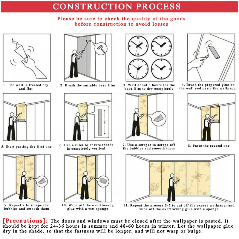 European 3D Wallpaper for Luxury Bedroom &amp; Living Room