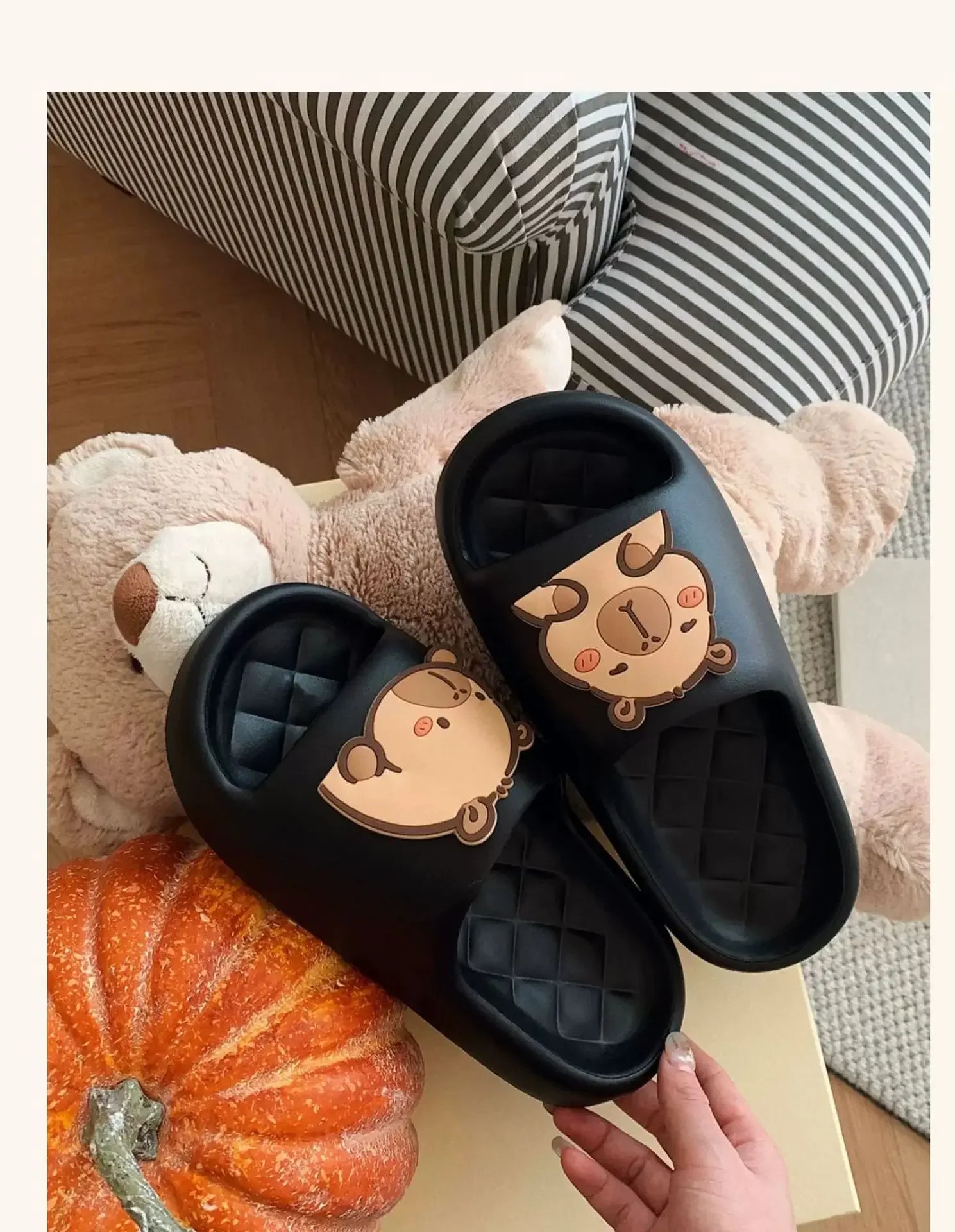 Dép Nữ Kapibara Mây Dễ Thương Đi Biển Nhà êm