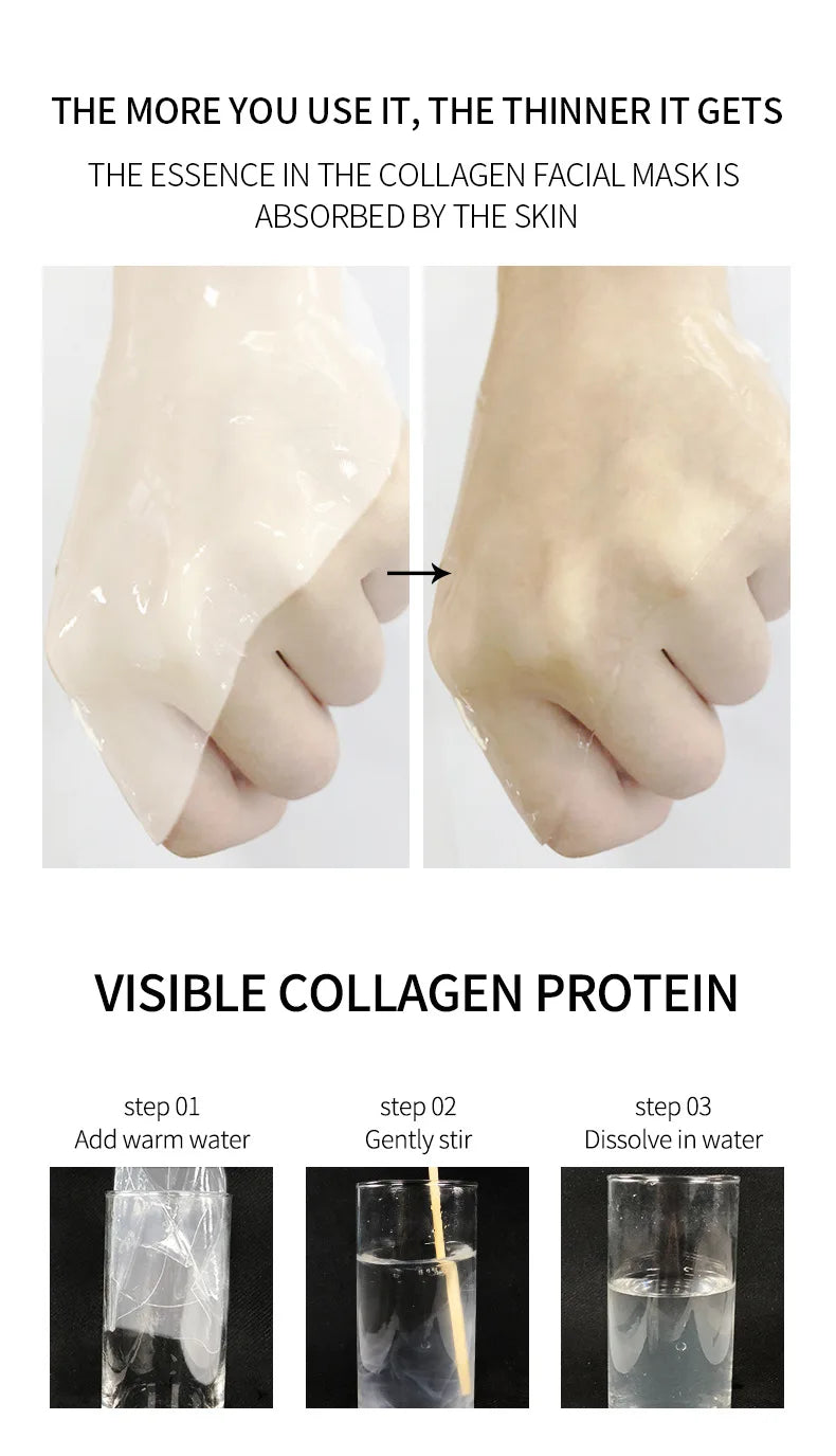 Collagen Mask Deeply Moisturizes, Tightens Pores