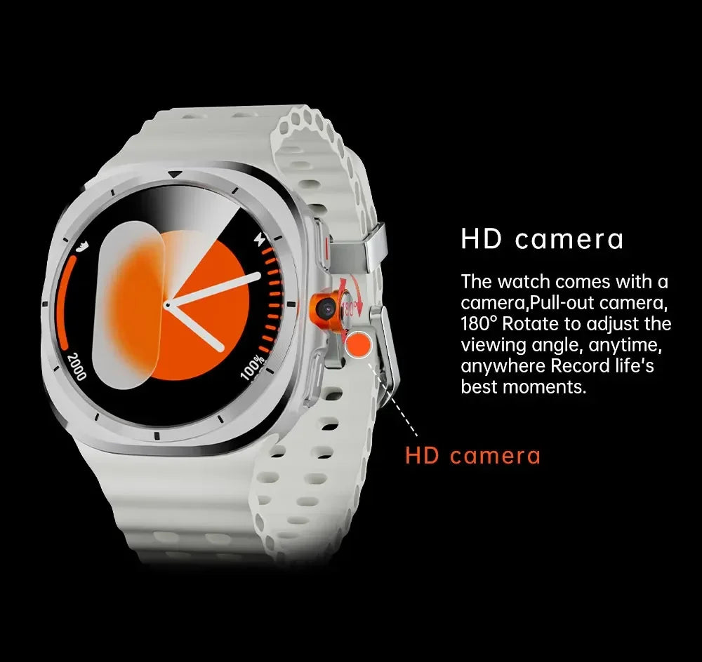 SmartWatch Ultra 5G - Màn hình AMOLED, Camera 8MP IP68