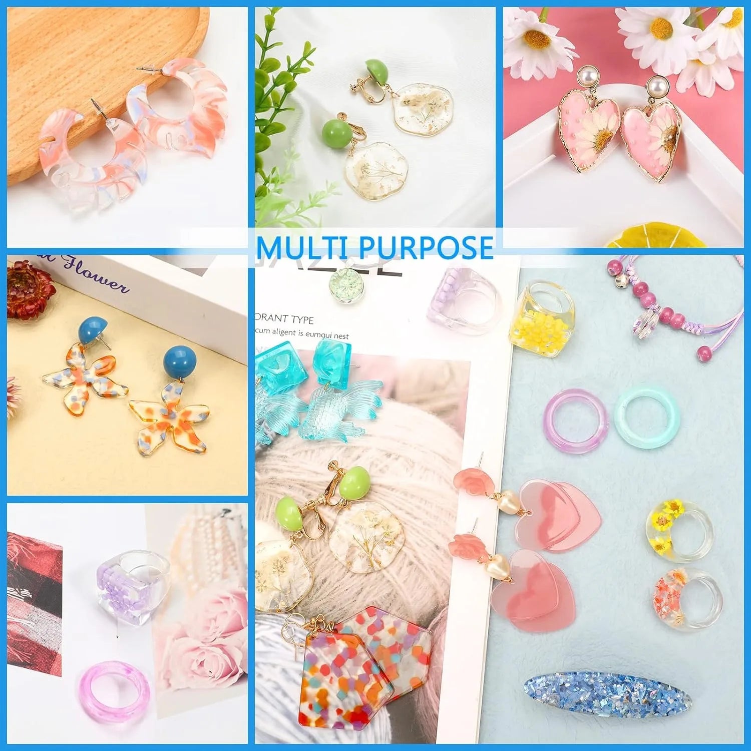 Nhựa resin UV trong suốt 300g cao cấp làm trang sức