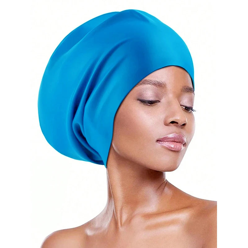 Nón bơi silicone cỡ lớn cho tóc dài và bím bẩn