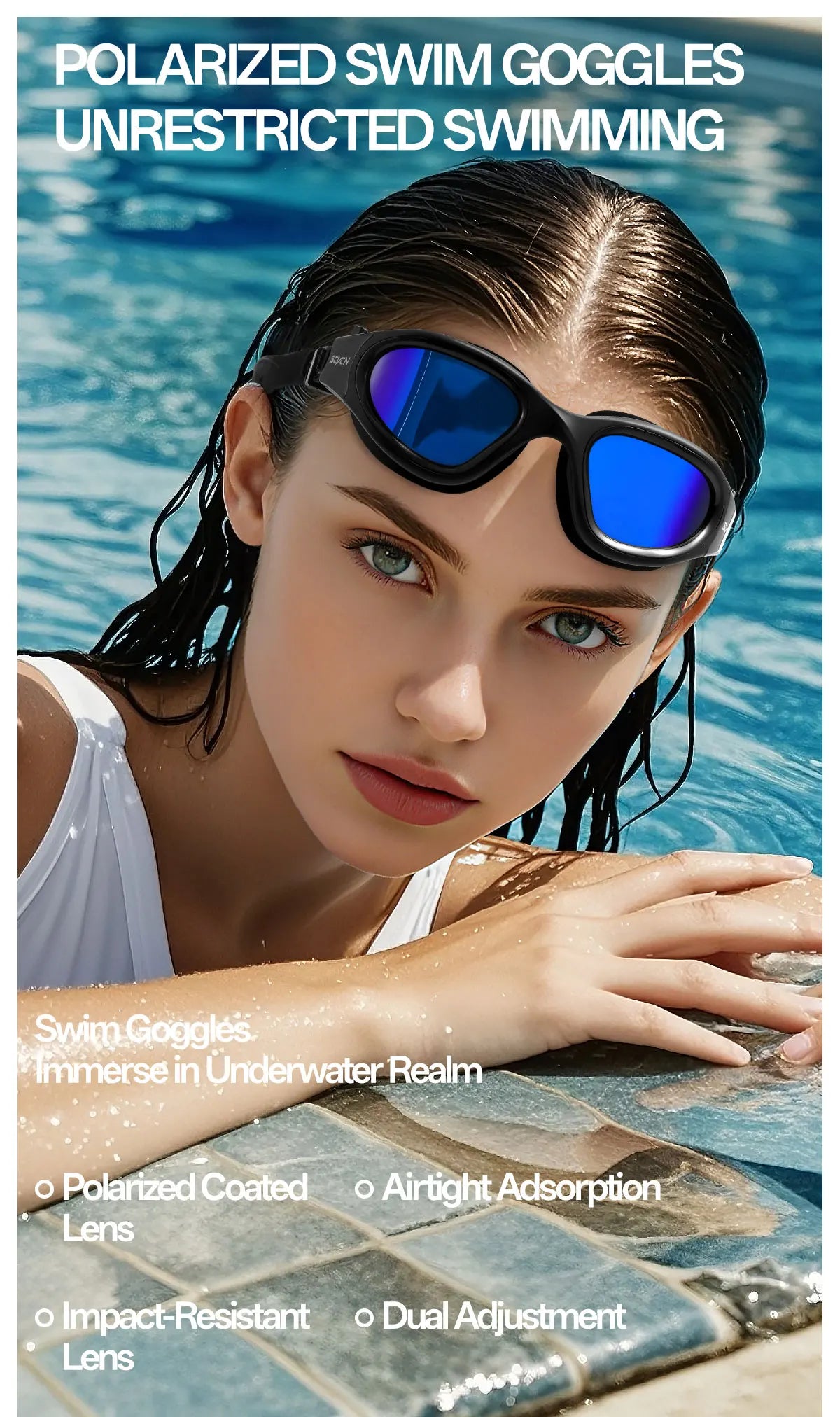 Kính bơi chống tia UV chuyên nghiệp nhập khẩu cao cấp