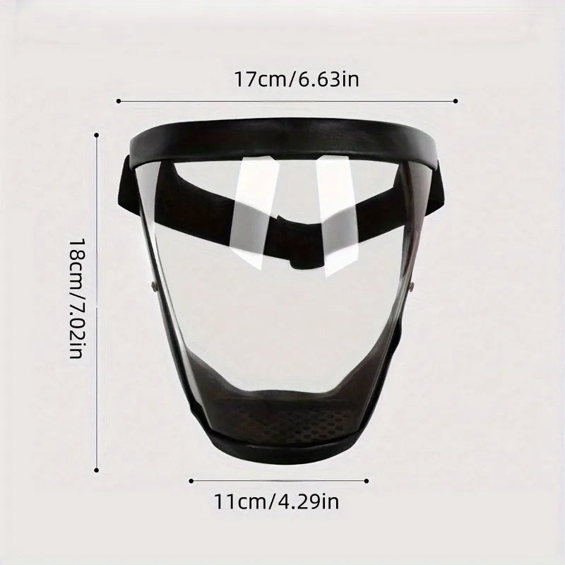 Breathable Anti-Spatter Full Face Protective Mask