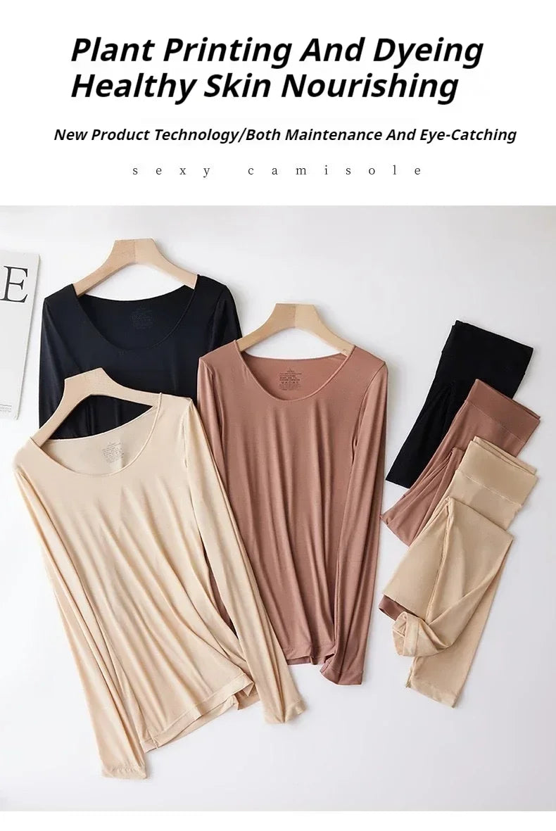 2025 Warm Moisturizing Ultra-Thin Women's Underwear Set