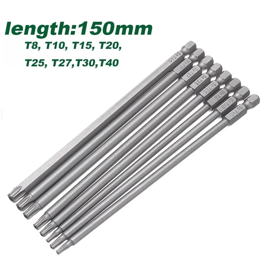 Nam Châm 150mm Mũi Vít Torx Hợp Kim Thép 1/4 Inch - Daisan Mart