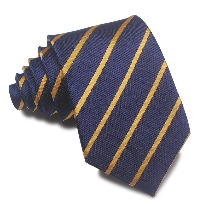 Cà vạt lụa sọc xanh dương nam - Thiết kế mới nhất