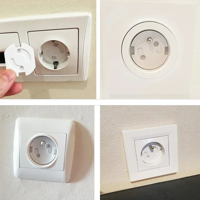 5pcs Kids Sockets Cover Plugs Baby Safety Electric Socket Outlet Plug Protection Children Security Safe Lock Cover