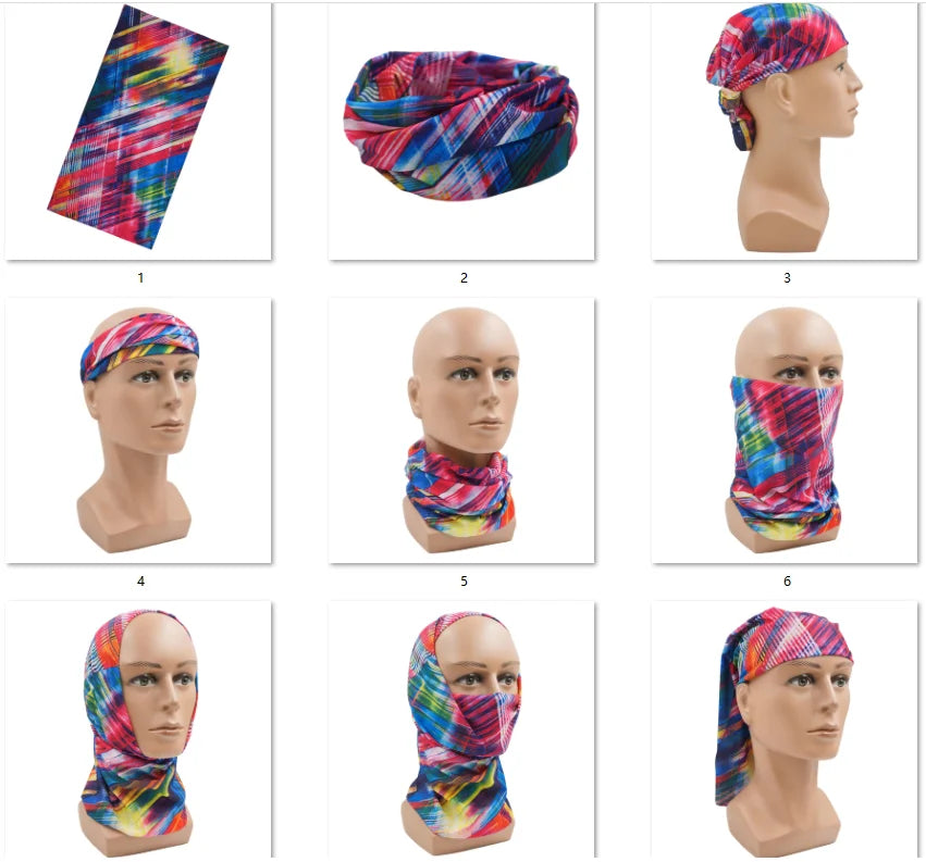 Khăn Đa Sắc Tiện Ích Cho Thể Thao & Dã Ngoại