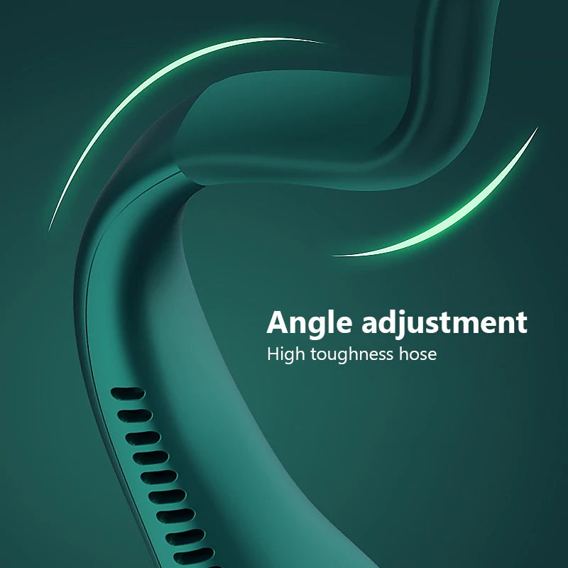 Portable Neck Fan MINI Electric Ventilador Silent Neckband Wearable Cooling FAN USBRechargeable Bladeless Mobile Air Conditioner