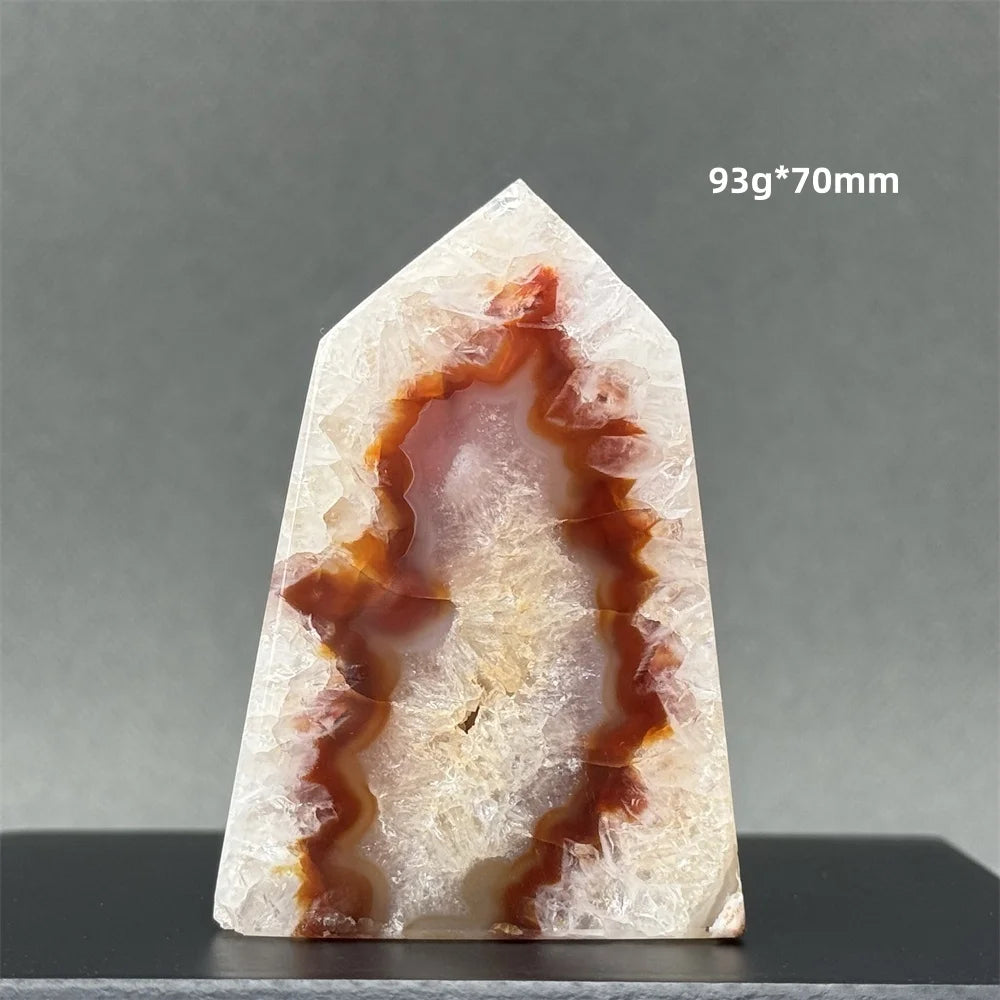 Natural Red Onyx Pillar - Decorative &amp; Healing Stone
