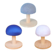 Round Ironing Stool Wooden Ironing Board for Collars Household Accessories