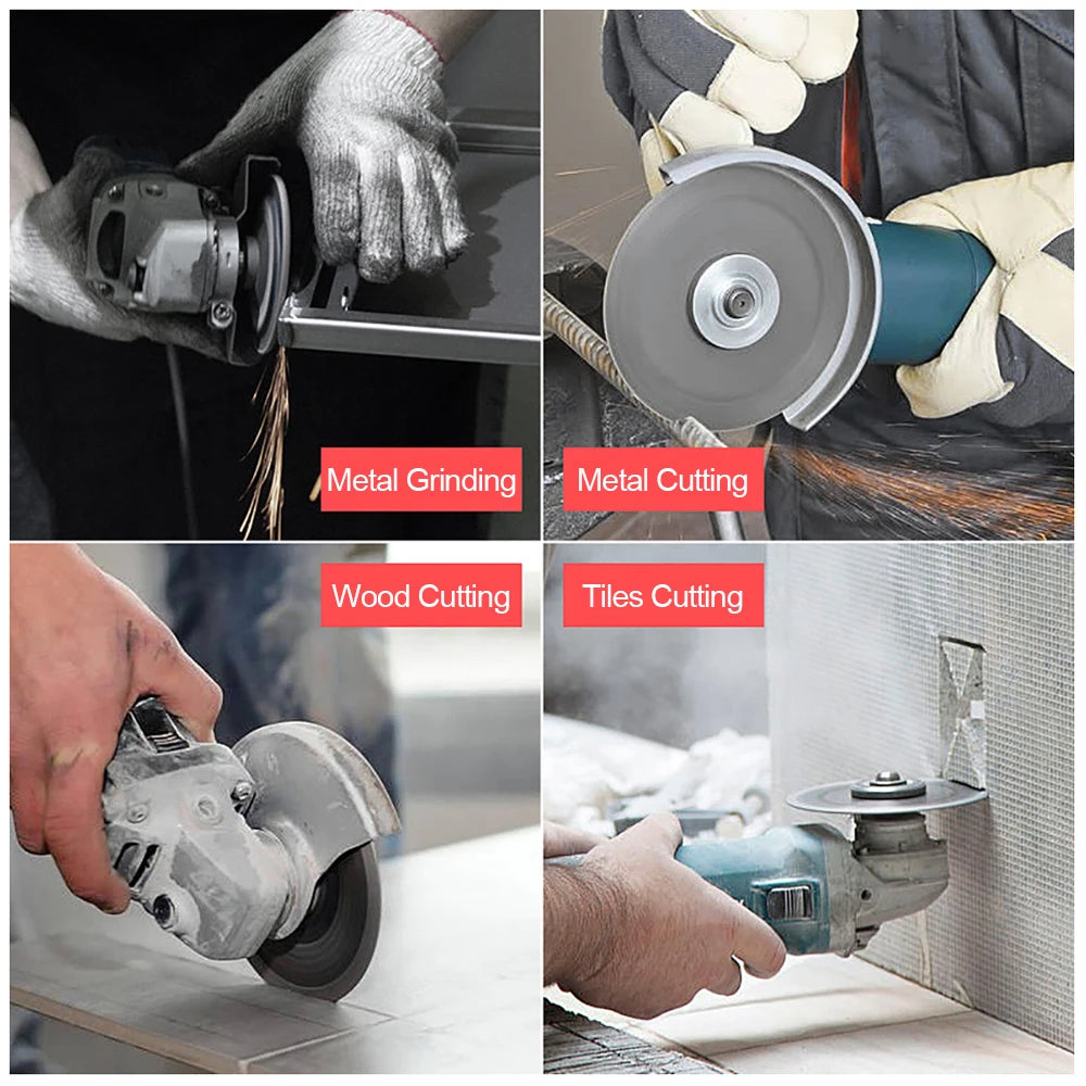 1000W Electric Angle Grinder 220V Corded Grinder Machine 6 Speeds 100/125mm Electric Grinding Cutting Polishing Power Tools