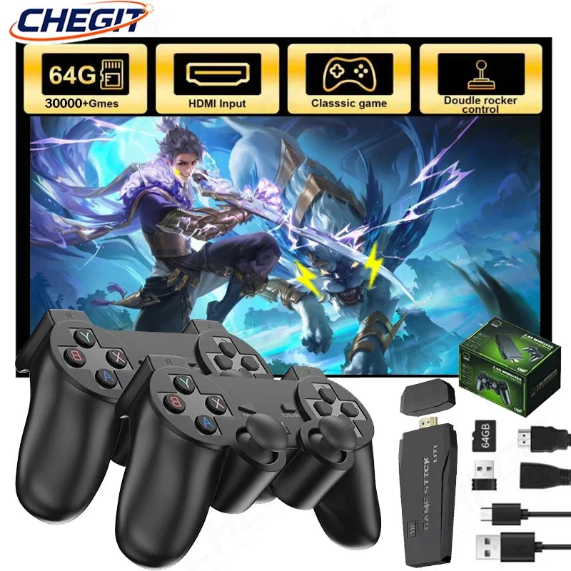 Máy Chơi Game M8 4K, 30.000+ Trò Chơi Cổ Điển Retro