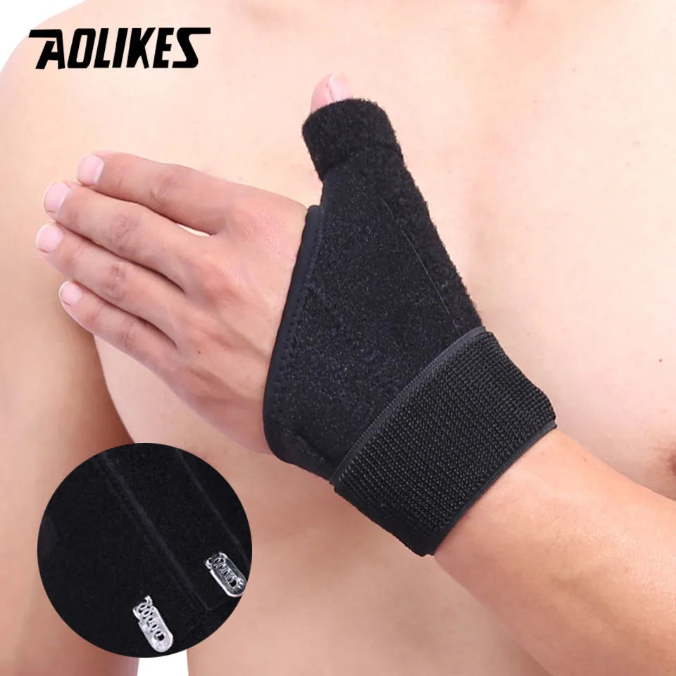 AOLIKES 1PCS Thumb Splint with Wrist Support Brace-Thumb Brace for Carpal Tunnel ,Thumb Spica Splint Stabilizer - Daisan Mart