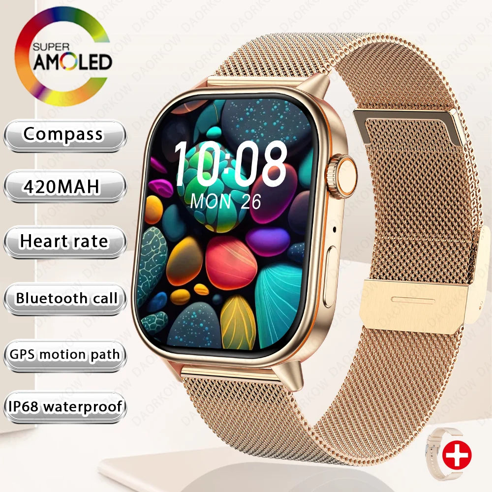 Multi-function AMOLED IP67 Smart Watch for Men and Women