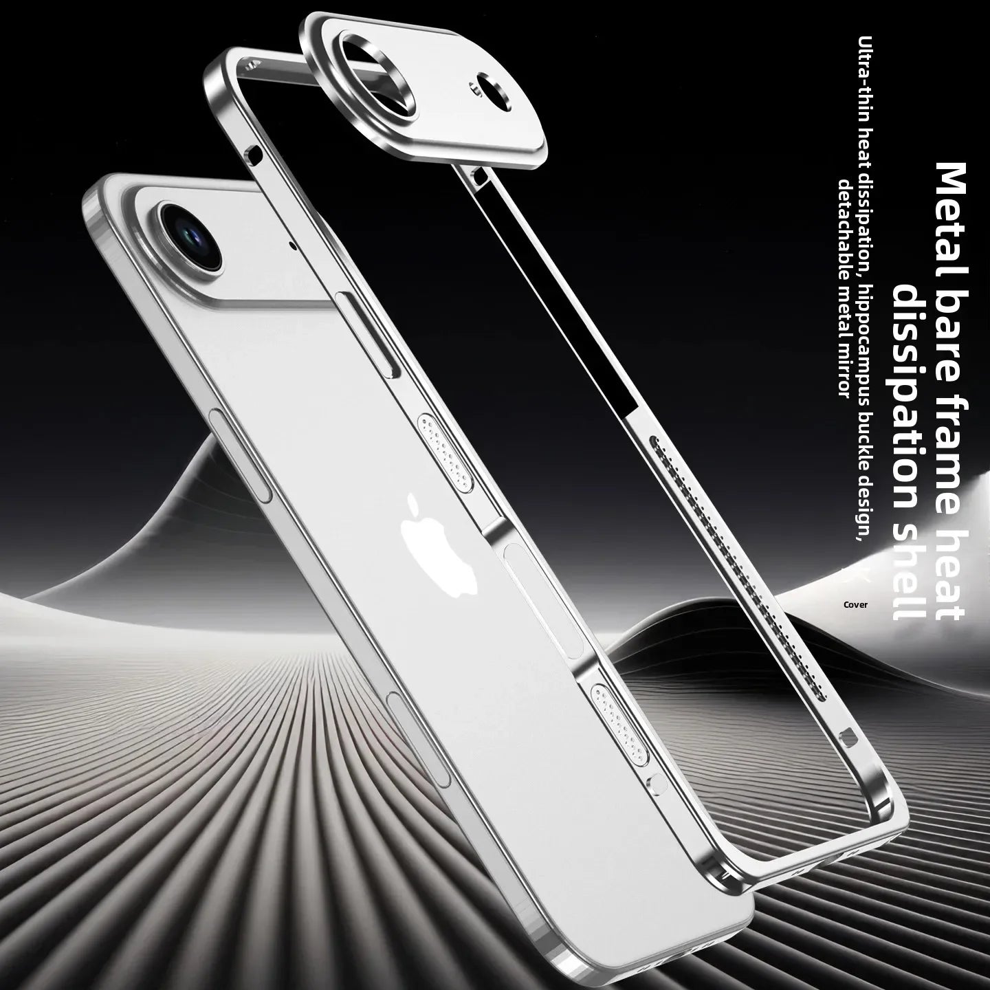 Aluminum alloy Metal Phone Case For iPhone 17 16 Pro Max 17Air Minimalist Support Wireless Charging Ultra-thin Protecitve Case - Daisan Mart