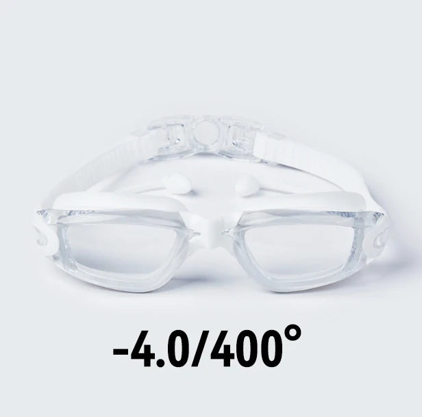 Kính Bơi Cận Thị HD Chống Mờ -8.0 Độ, Đa Dạng Tuỳ Chọn