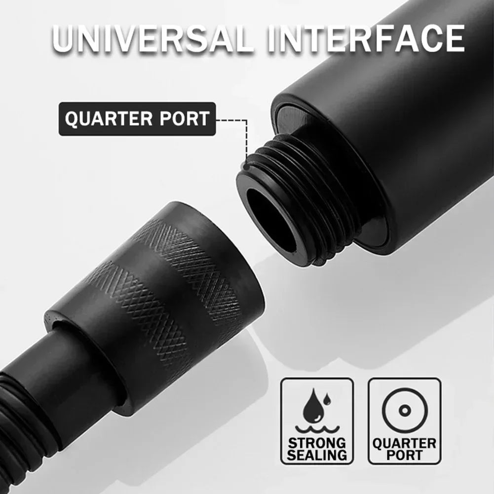 Black ABS Sprayer Handheld Toilet Bidet Bathroom Toilet Bidet Shower Head Nozzle Showerhead Shattaf Spray Shower Head Nozzle - Daisan Mart