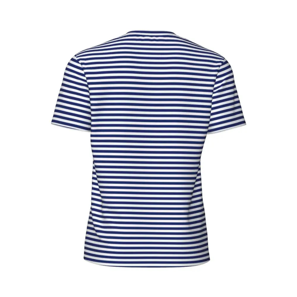 Stylish Mondrian Striped Men's Gym T-Shirt